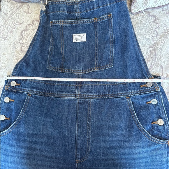 Levi's Women's Vintage Style Cotton Denim No Hippies Overalls, Size XL - Picture 5 of 7